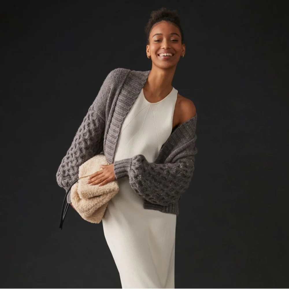 Anthropologie Pilcro Bear Cardigan Sweater 🧸🐝 - Picture 4 of 12